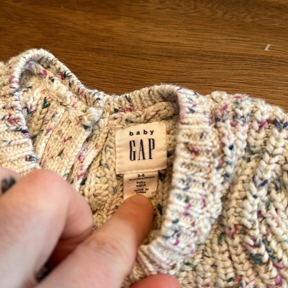 Baby Gap Knit Multicolour Sweater - 3-6M - Picture 2 of 3